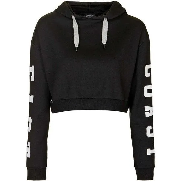 hoodie jacket crop top