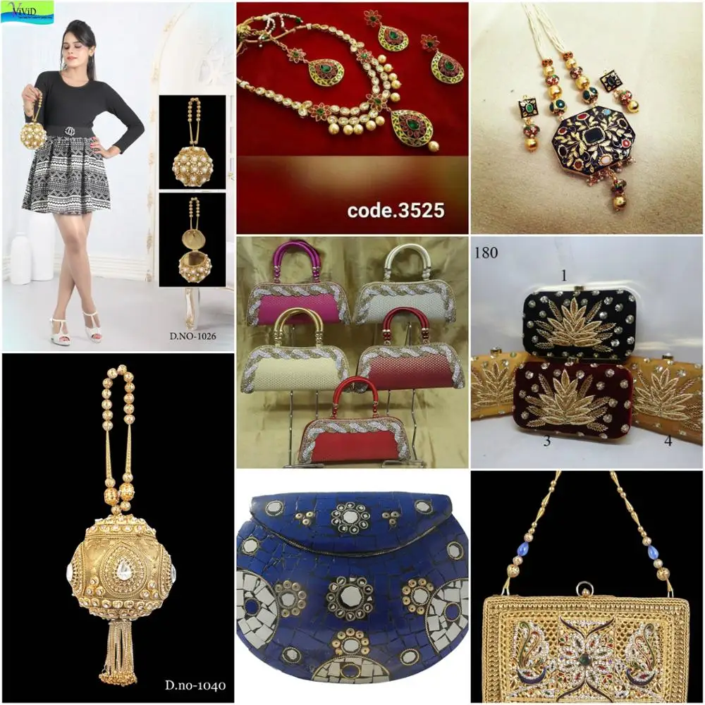 Ve26 Handmade Metal Clutch Ladies Gold Or Silver Evening Handbags