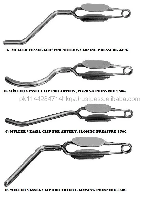 Surgical Vessel Clips Buy Muller Clamps Muller Vessel Clamps Muller
