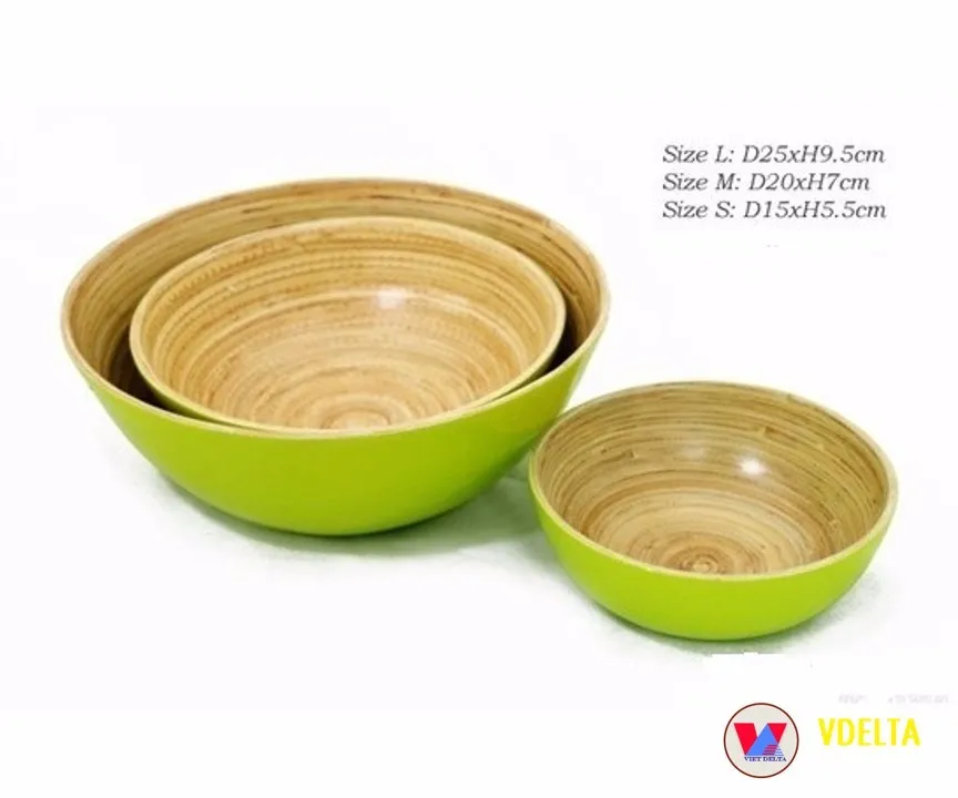 Wholesale Ecofriendly Bamboo Bowl Disposable,Storage Buy Vietnam