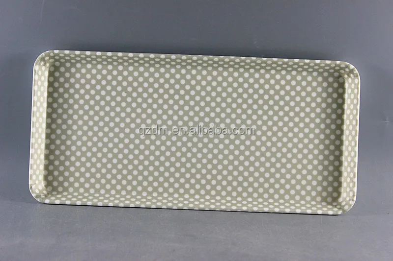 2016 Popular Design Melamine Rectangular Trays