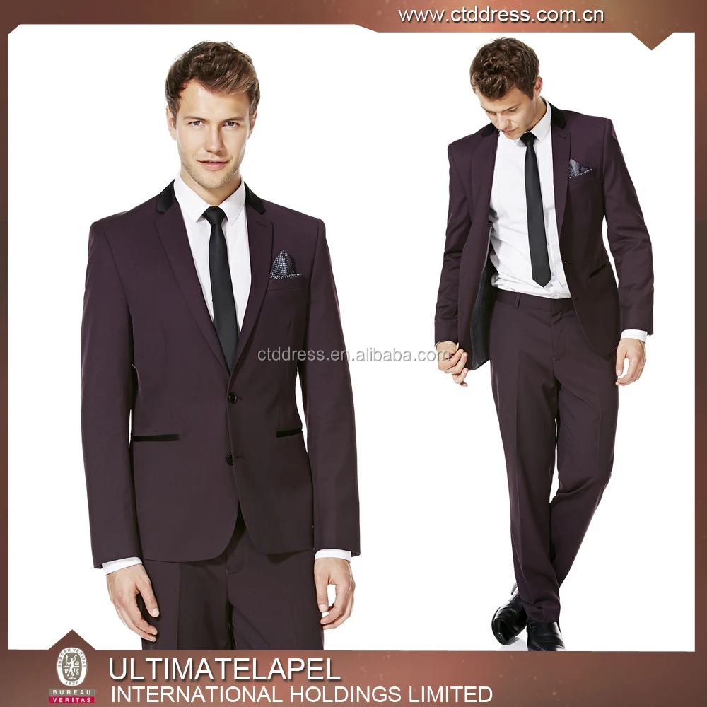 New Stylish Top Brand Coat Pant Men Suit 2015 New Design Buy Men
