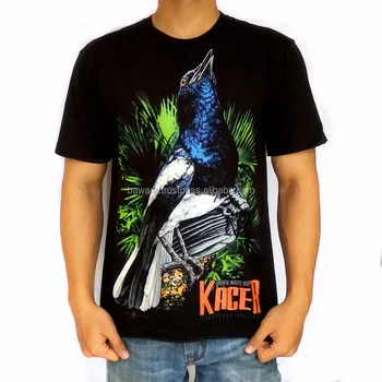 Bawara Premium T Shirt 100 Katun Lembut Oriental Murai Burung