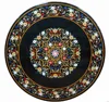 Italian Micro Mosaic Inlay Coffee Table Top Pietra Dura Inlaid Marble Table Top