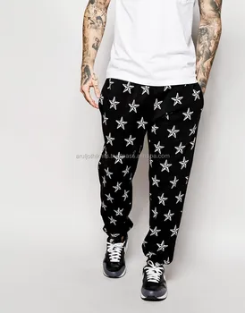 star print sweatpants