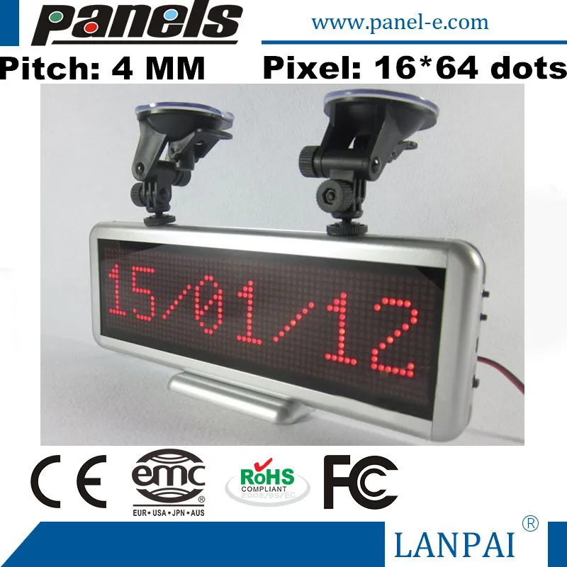 Red 12v Car Led Message Sign Display Board With Remote Buy Car Led
