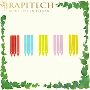 4 Inch Gardening Plastic Assorted Colored Pointed Plant Tag.jpg