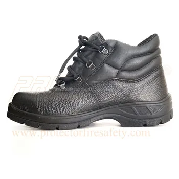 tiger leopard high ankle safety shoes