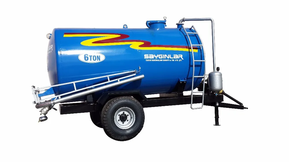 Agriculture Machinery Equipment Tractor Spreaders 6 Tones Single Axle