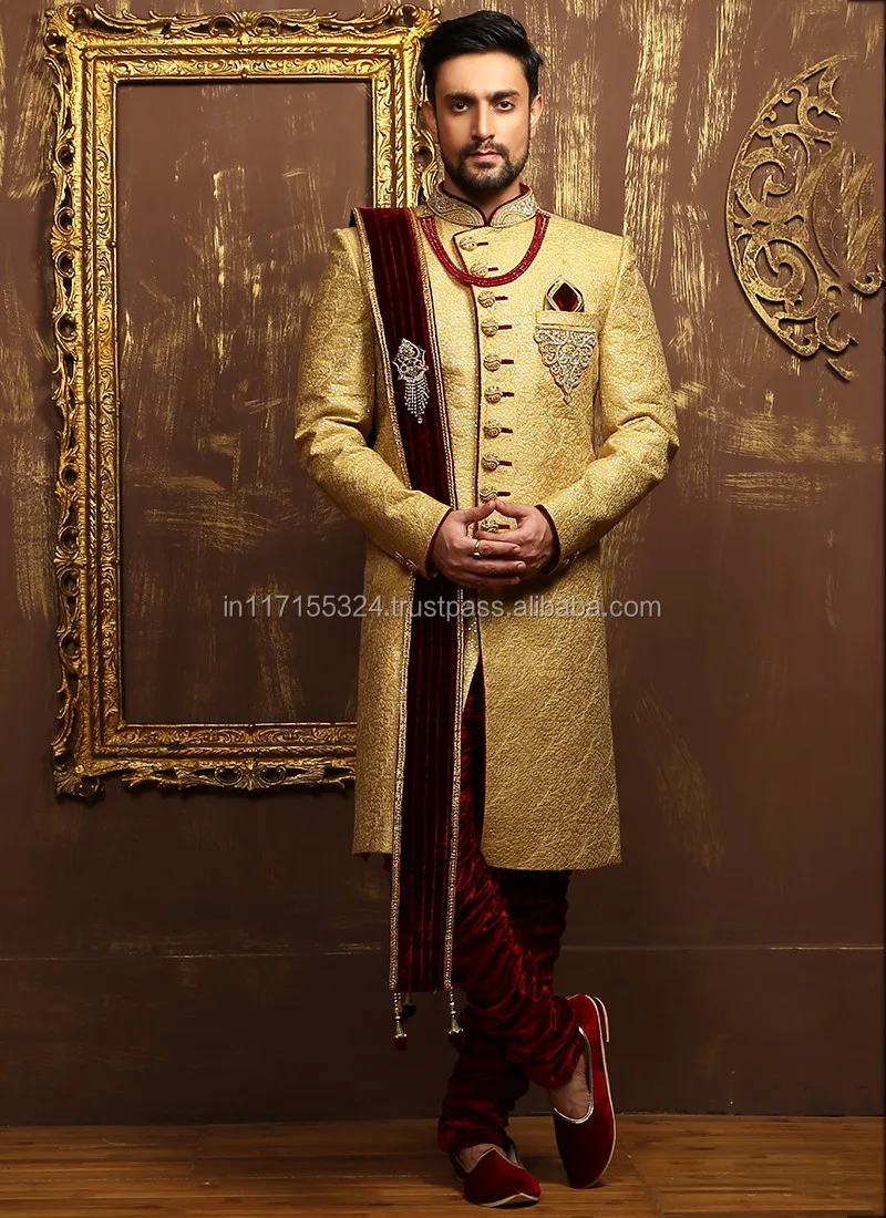 Designer Groom Sherwani For Men 2017 Buy Designer Groom Sherwani For