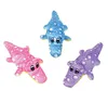 7" BUBBLE PRINT ALLIGATOR PLUSH
