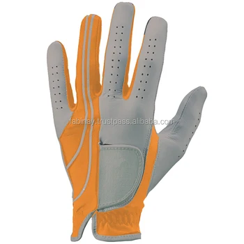 orange golf glove