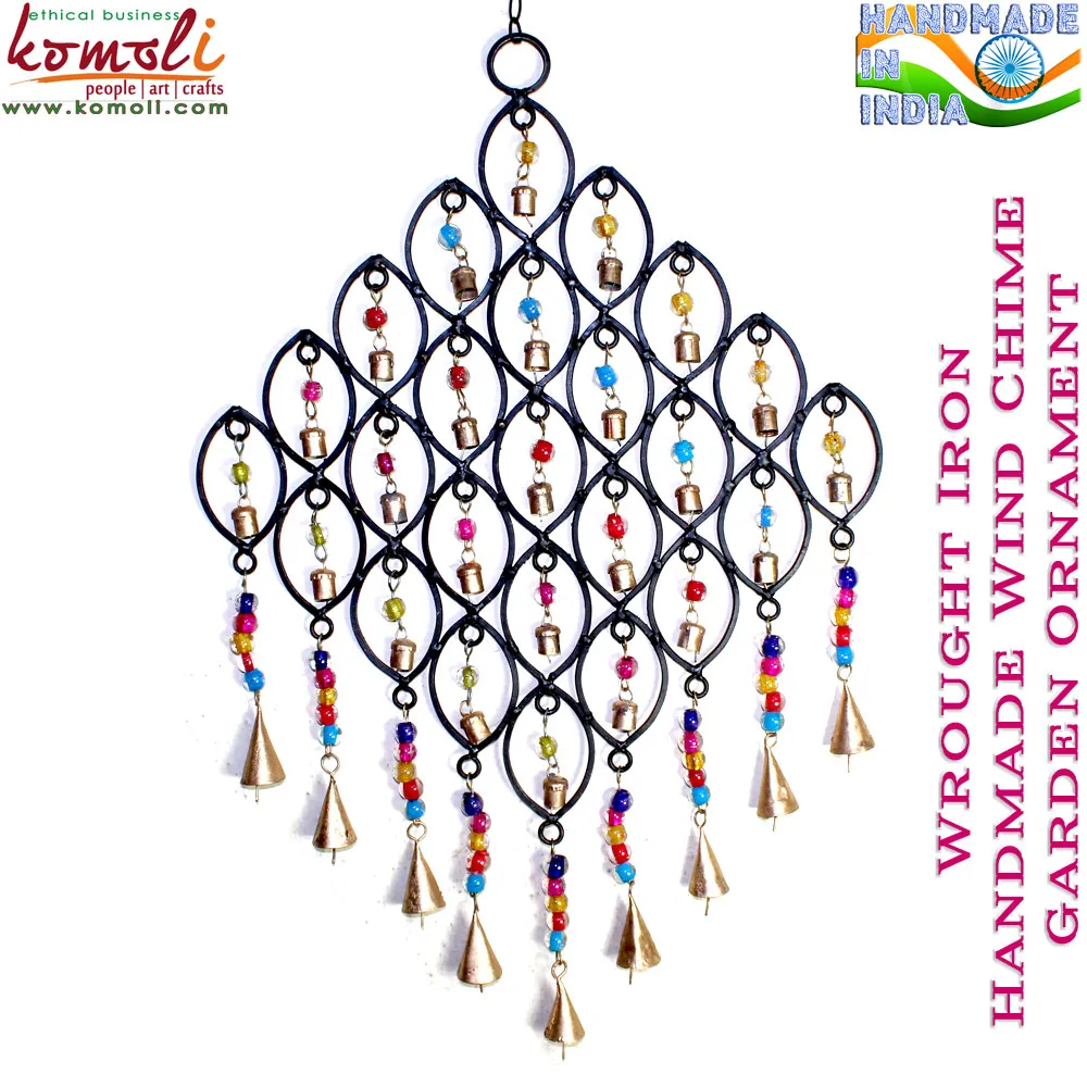Iron Metal Oversize Indian Indoor Wind Chimes Garden Ornament Buy