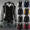 Hito Elegant Hoodie Unisex Black Body | Gray Sleeves Fleece College Letterman Hooded Custom Baseball Varsity Jackets VJ-049