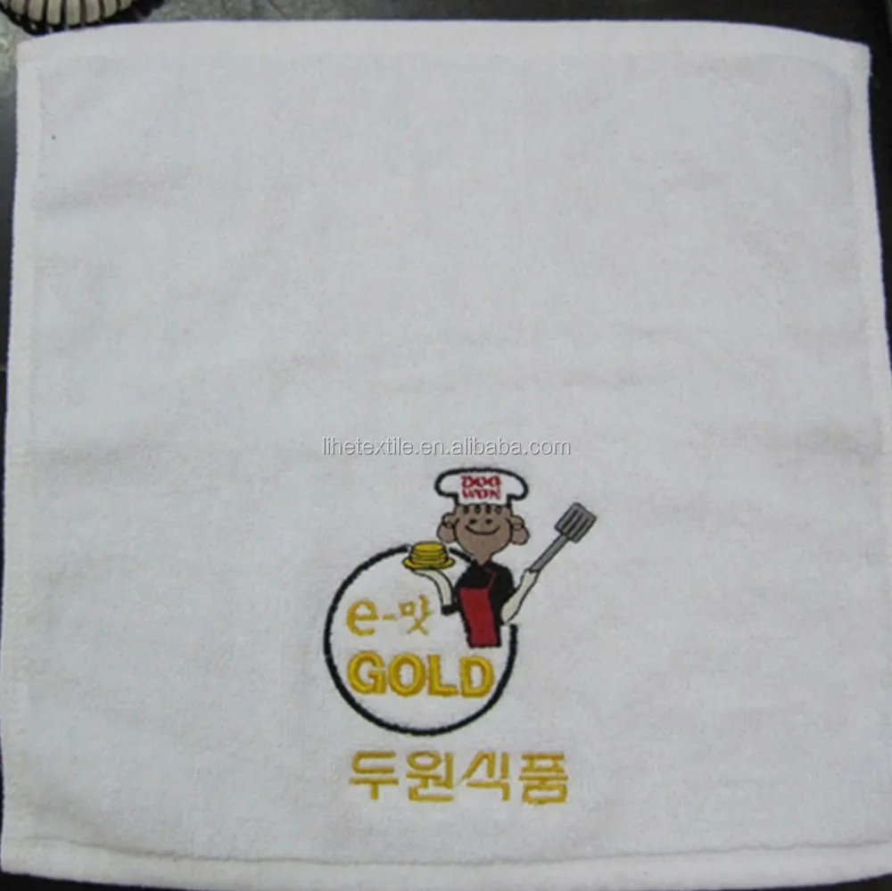 100 Cotton Custom Logo Design Embroidered Gym Sport Towels Buy