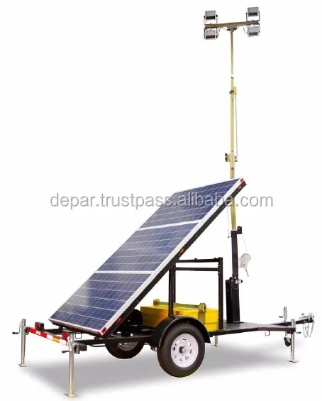 Solar Light Tower ELIT750 Series - Power Unit Military Solar Quadcon Power Unit