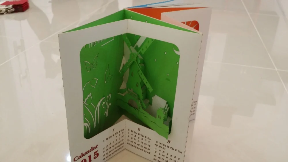 pop in a box calendar