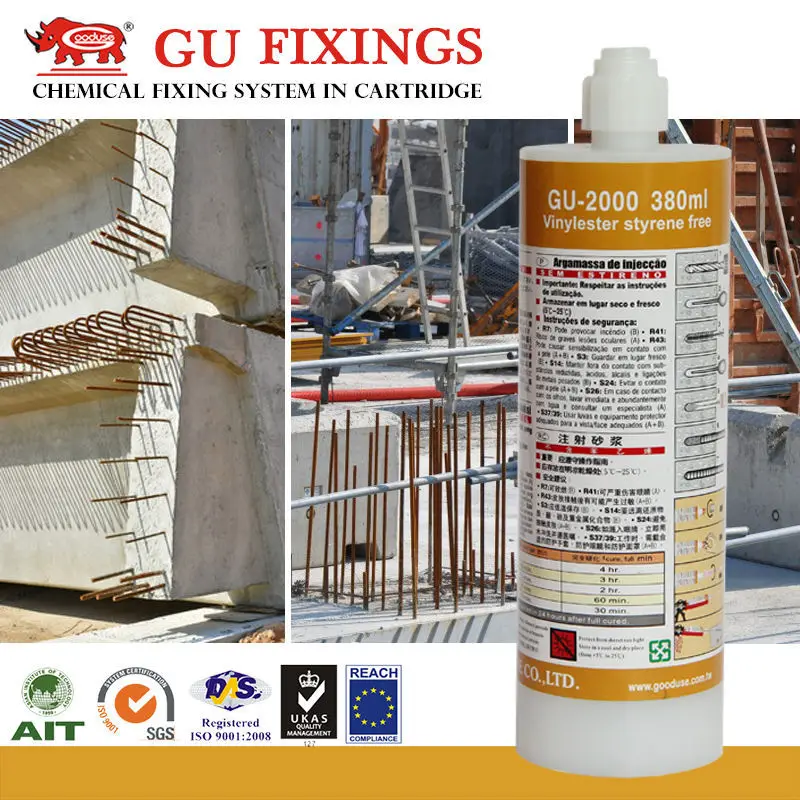 Construction Material Unsaturated Polyester Resin Chemical Anchor Bolt