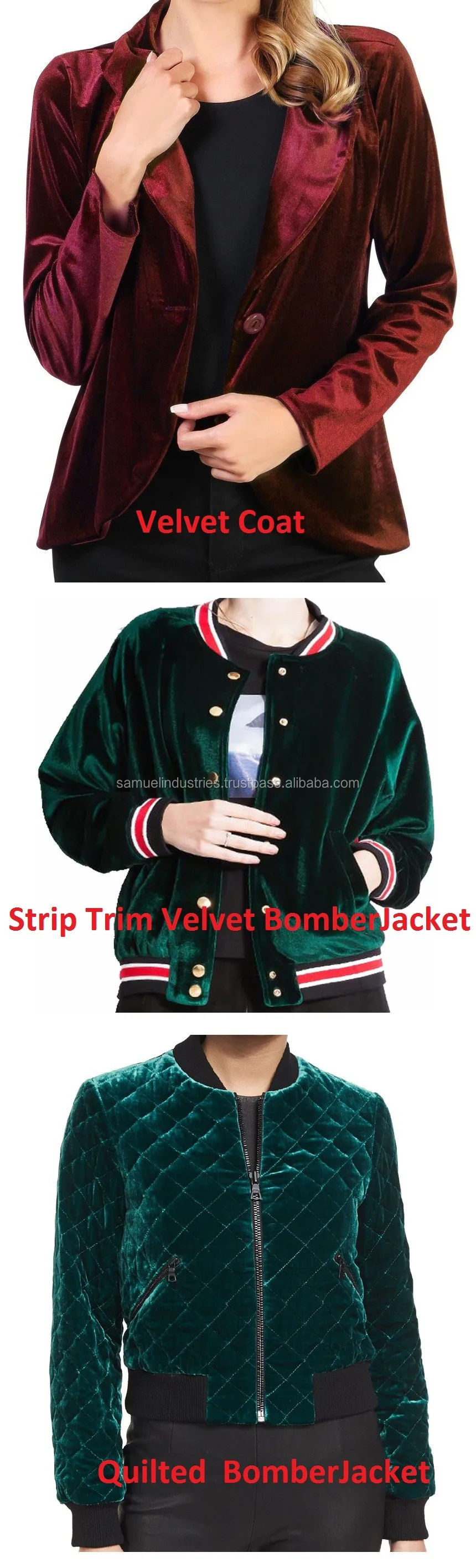 Velvet Varsity Jacket Maroon Burgendy Velvet Baseball Jacket With White