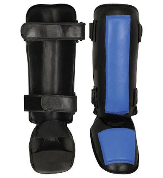 Gel Shin Instep Foot Mma Pads Leg Kick Guards Muay Thai Boxing Training