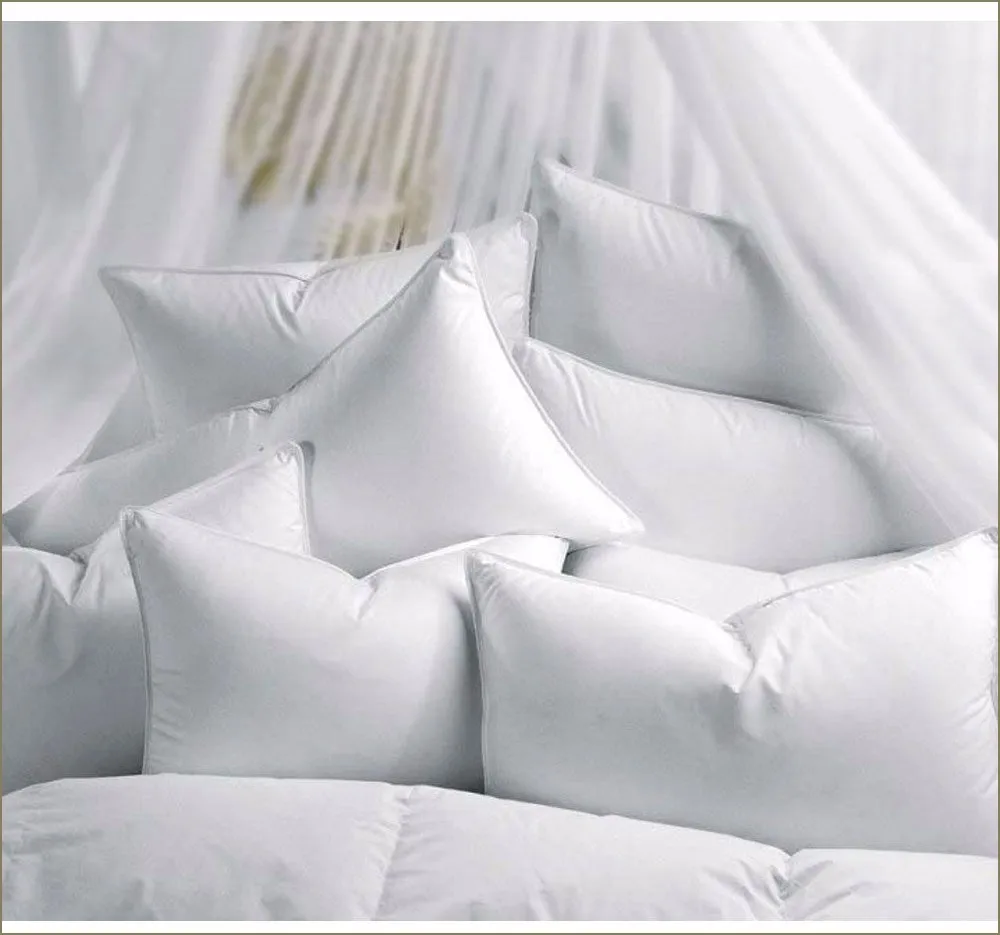 White Duck Goose Feather Down Filling Pillow For Home Hotel Buy