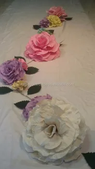 paper rose garland