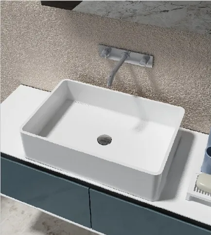Unique design bathroom atificial stone counter top basin GM-2004