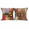 Patchwork Throw Pillow cover Cushion Cover Cushion Covers cases 17'' Embroidered Beaded Ethnic Vintage Indian Hand decorative