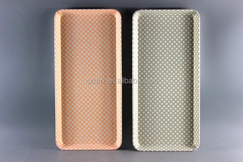 2016 Popular Design Melamine Rectangular Trays