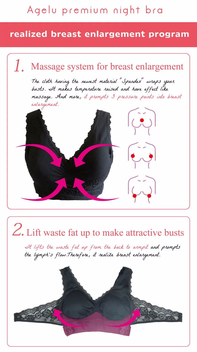 Comfortable And Easy To Wear Ladies Bra For Brest Enlargement,Small Lot ...