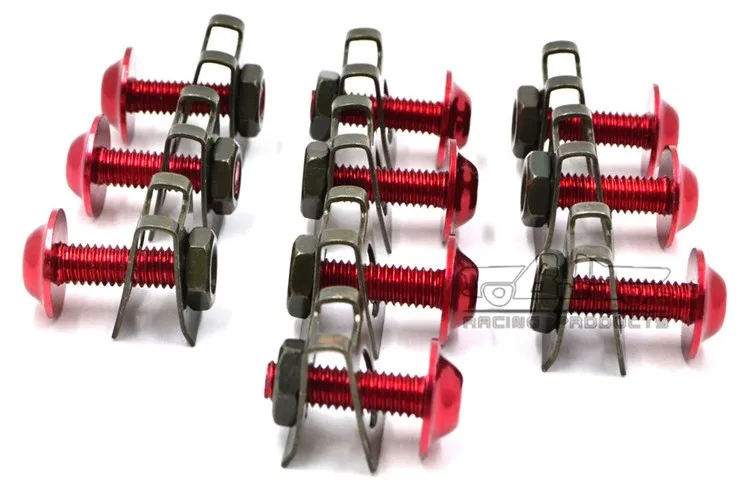 Boulons De Carénage De Corps De Moto Clips De Fixation De Vitesse De