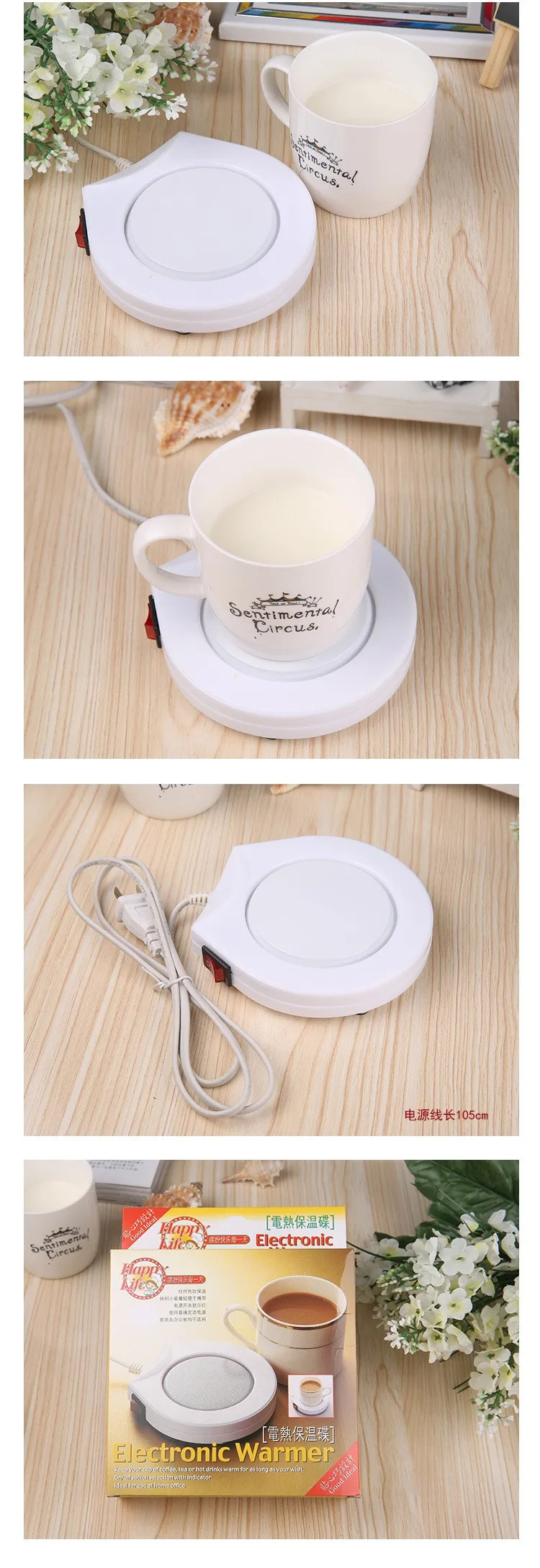 2021 Hot Electric Usb Tea Coffee Mug Heat Warmer Heater Drinks Beverage Cup Warmer Buy Usb