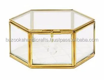 Decorative Glass Box Storage Box Hexagon Glass Box Buy