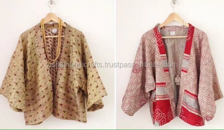 indian kantha jackets