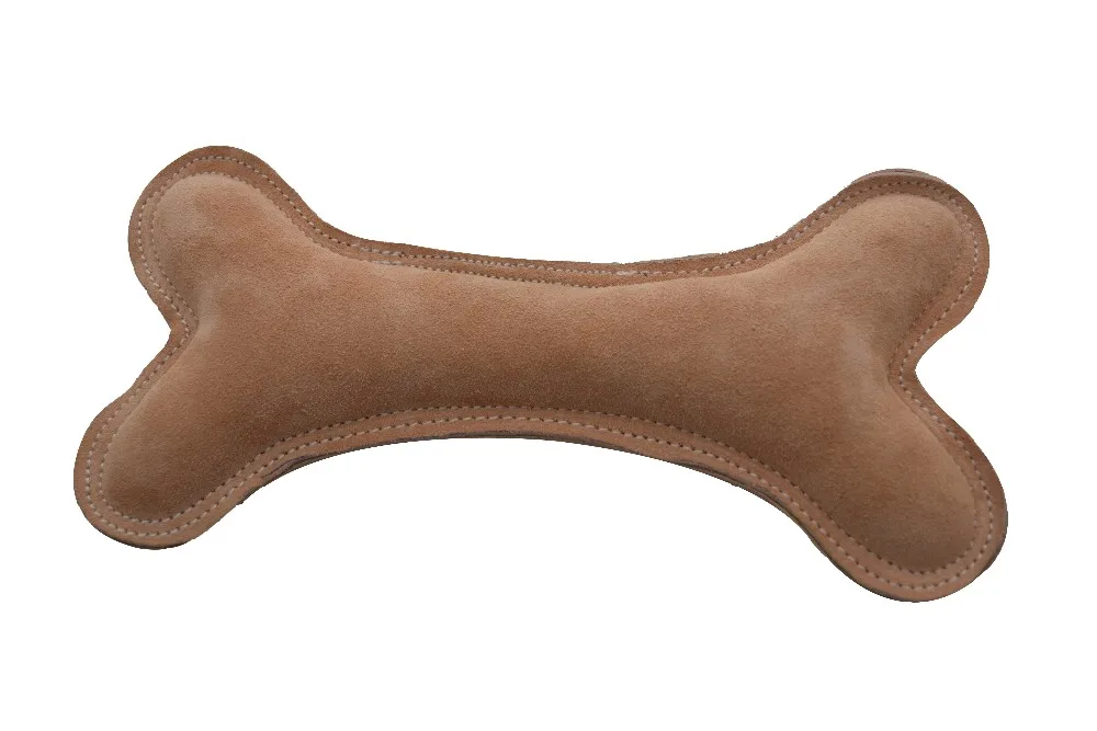 Durable Leather And Root Dog Chew 