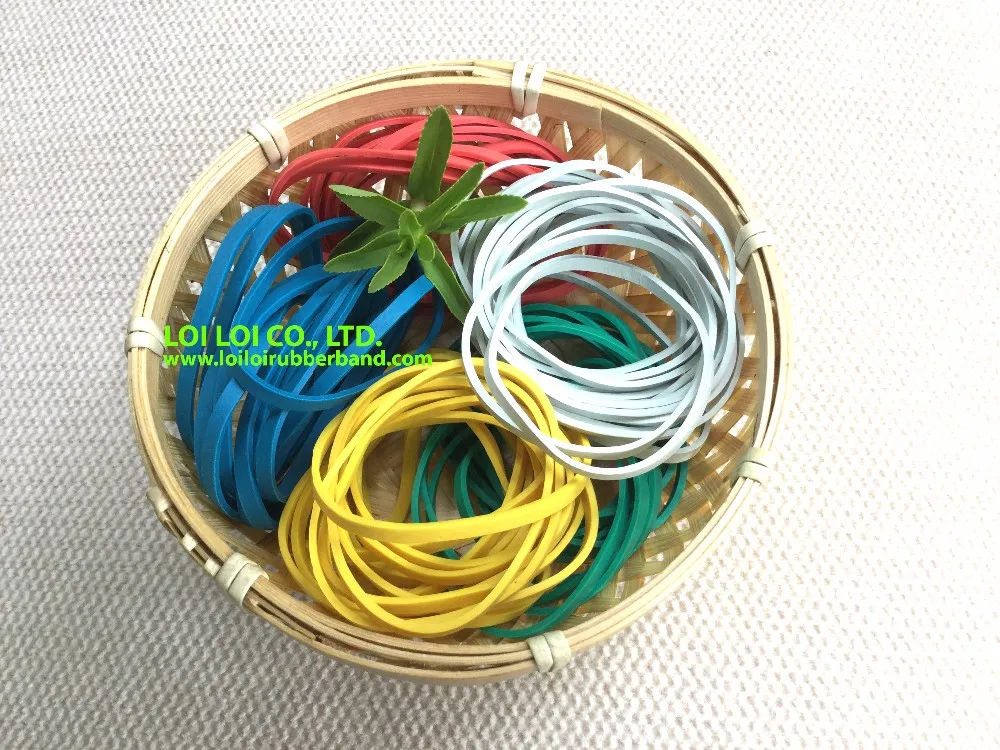 Epdm Natural Rubber Band Manufacturers Solid Colored Rubber Band Wide
