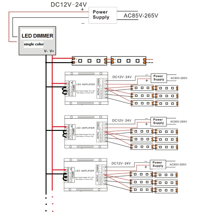 Led amplifier схема подключения