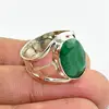 flamboyant green emerald ring wholesale 925 sterling silver ring jewelry handmade silver jewelry exporter
