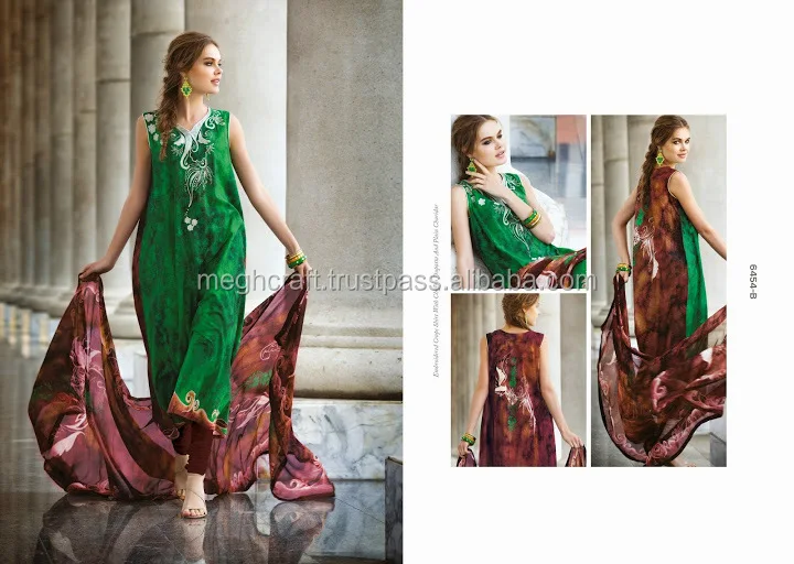 AVC VINTAGE VOL-4 GLACE COTTON PAKISTANI DRESS MATERIALS CATALOGUE ...