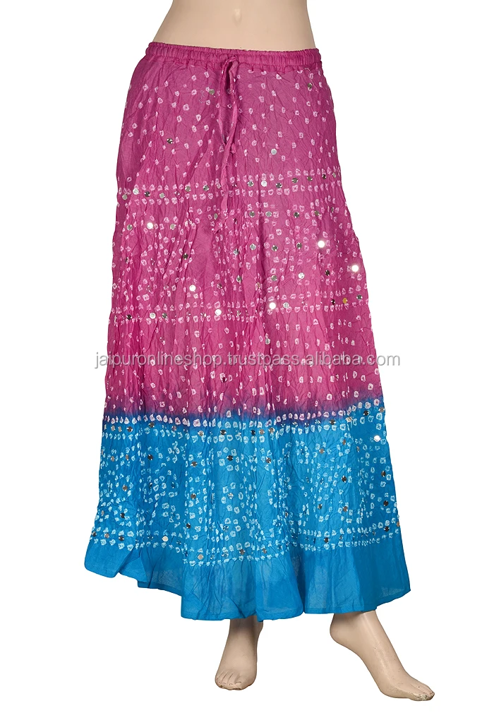 Party Wear Indian Ethnic Bandhani Skirts Buy New Indian Party Wear