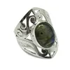 Hot Sale Blue Fire Gemstone Labradorite Bezel Setting 925 Sterling Silver Ring, Handmade Alibaba Free Shipping Vintage Jewelry