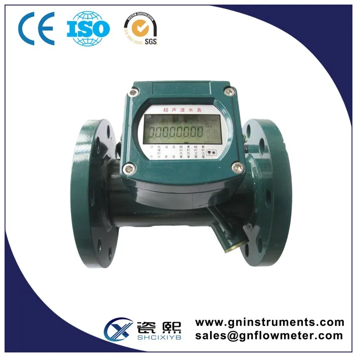 Digital Water Meter Installation Wall Mounted Flow Meter For Large