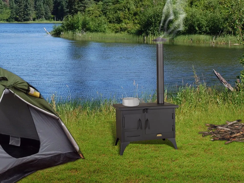 Wood Burning Stove Mini Outdoor Camping Cooking Stove With Oven Prity