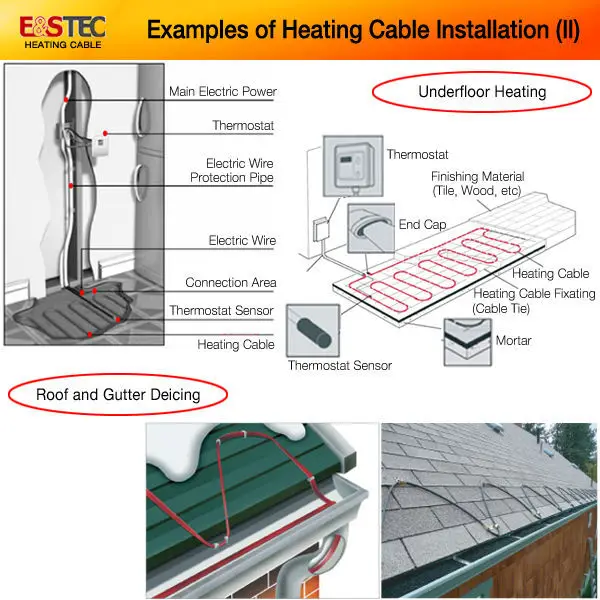 Self regulating heating cable srl 16 2 схема подключения