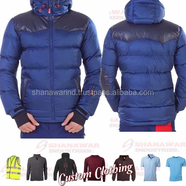 Fashion Warm Jacket Padded Winter Coat /pakistan Clothing Manufacturers