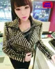 Original leather studded jackets coat Fashion Fashion Leather jacket,,Made In Pakistan,Skukh industry