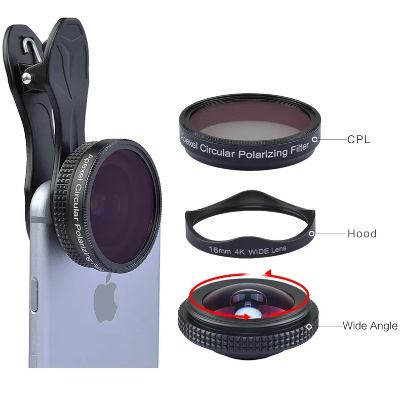 clip mobile wide angle lens