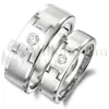 Pair Diamond Rings White Gold Jewelry 18K Gold Stronger