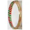 Ruby emerald gold bangle supplier