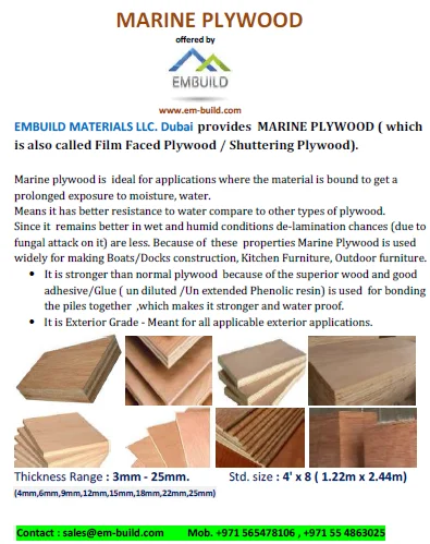 marine plywood - dubai +971 56 5478106 abu dhabi/sharjah